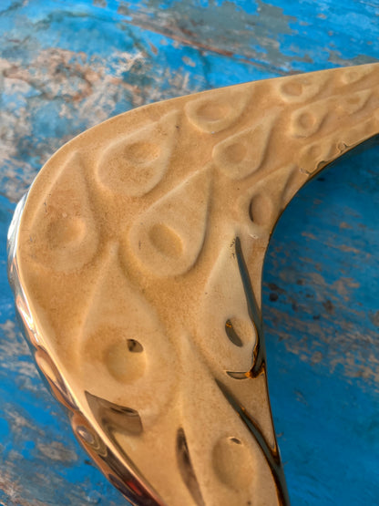 Pair of Gold Bird Sculptures by Jonathan Adler