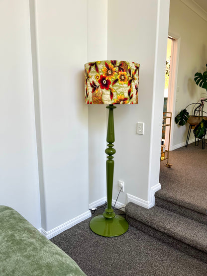 Beautiful Green Floor Lamp