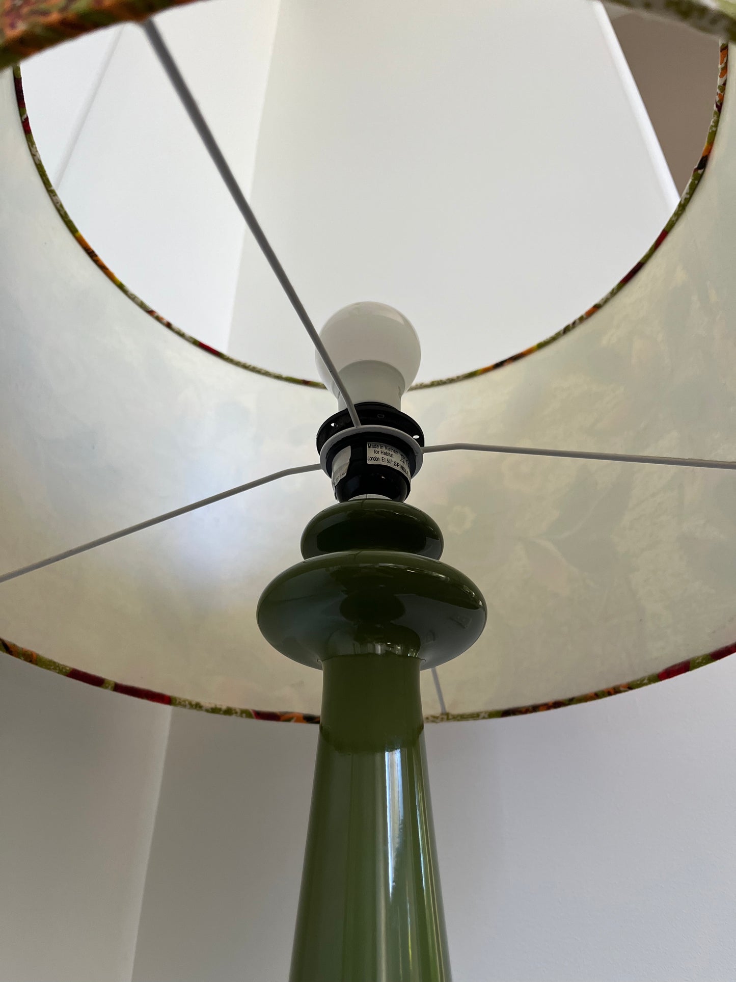 Beautiful Green Floor Lamp
