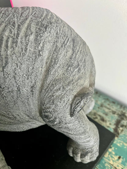 Big and Beautiful Elephant Bookends