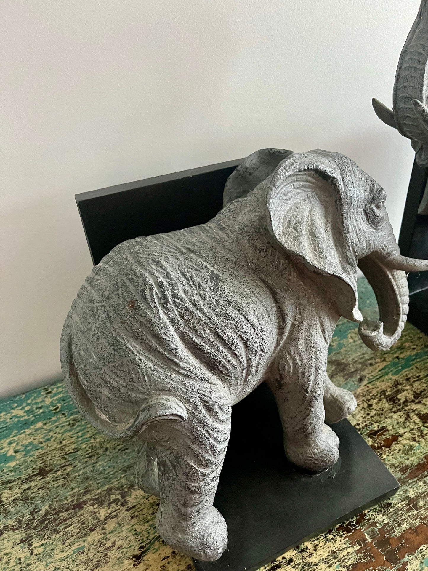Big and Beautiful Elephant Bookends