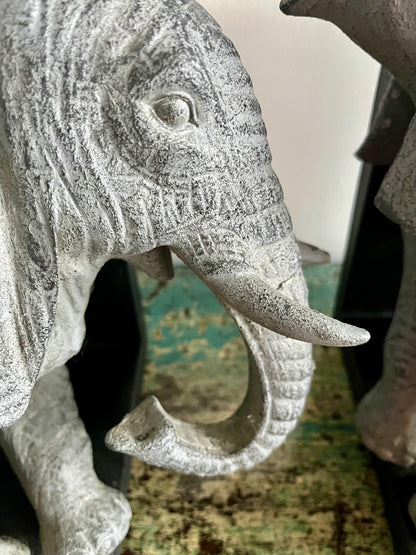Big and Beautiful Elephant Bookends
