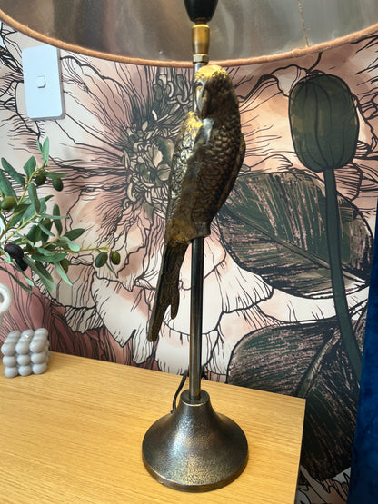 Gorgeous Pair of French Country Collections Parrot Lamps
