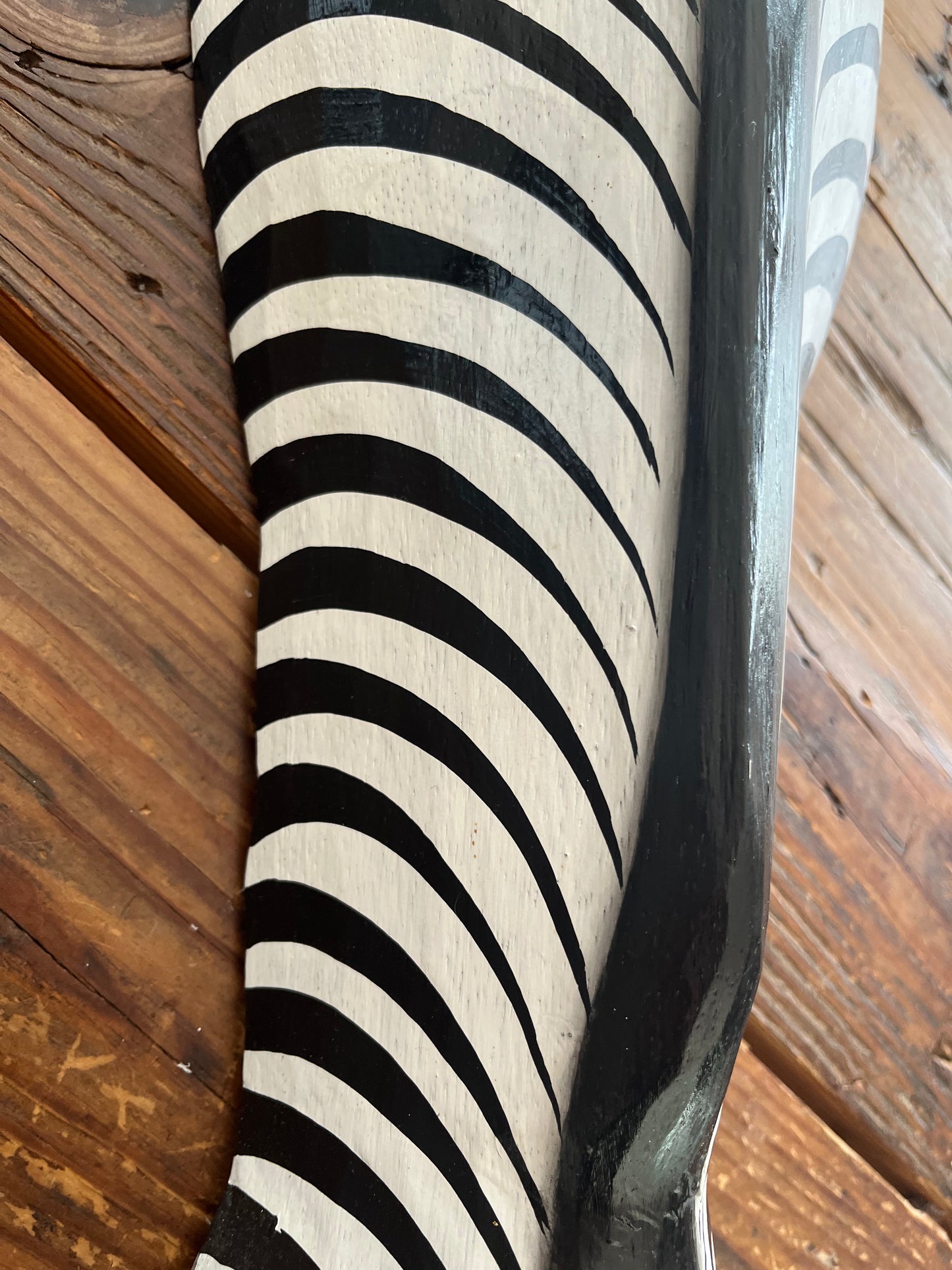 Wooden Zebra Face Wall Hanging