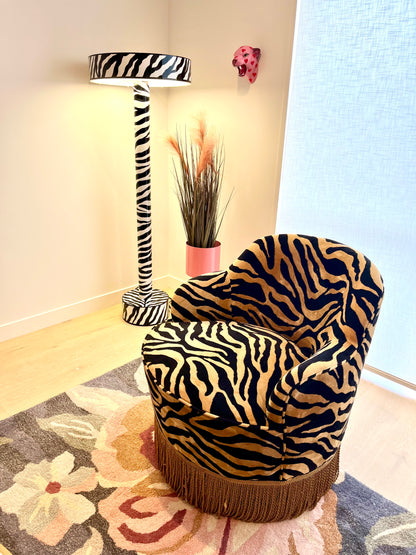 Zebra Floor Lamp