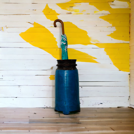 Rustic Wooden Vase/ Umbrella Holder