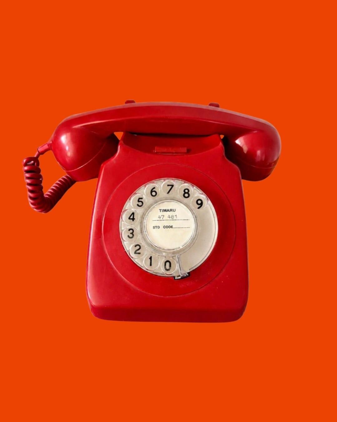 Red Retro Telephone